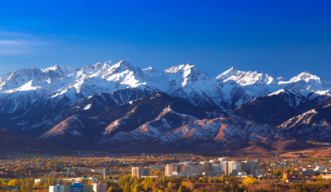 Almaty city scape