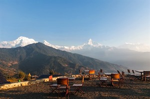 Mountain Lodges of Nepal | Dhampus Lodge panoramic views