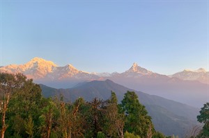 Mountain Lodges of Nepal | Dhampus Lodge panoramic views