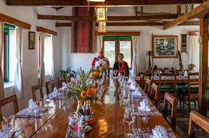 Mountain Lodges of Nepal | Majgaon Lodge dining