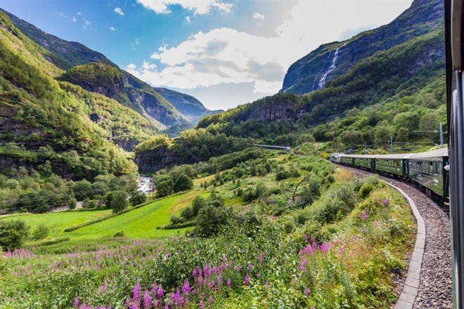  Flam and Myrdal in Aurland in Western Norway