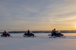 Snowmobiling