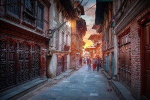 Kathmandu & the Annapurna Foothills city streets